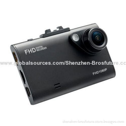 2.7-inch Full HD Dash Camera/Car Black Box with Parking Mode, Car Black Box